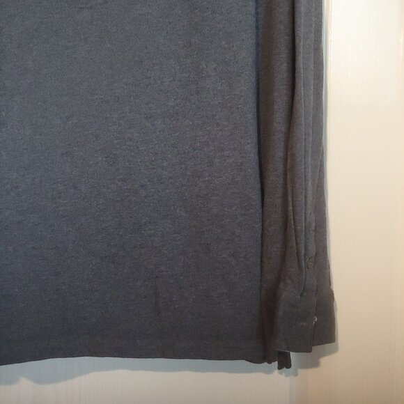 Johnnie-O Crown Fleece 1/4 Button Pullover Gray Outdoor Golf Soft XL - Picture 4 of 12